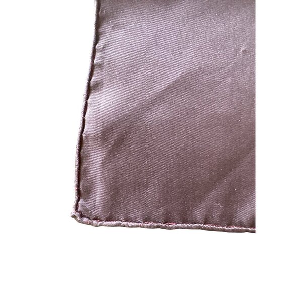 Purple Satin Pocket Square - Picture 2 of 3